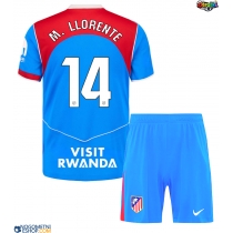 Otroški Nogometni dresi Atletico Madrid Marcos Llorente #14 Tretji 2025-26 Kratek Rokav (+ Kratke hlače)